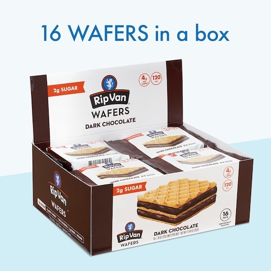 Rip Van Dark Chocolate Wafer, 0.77 Ounce -- 64 per case