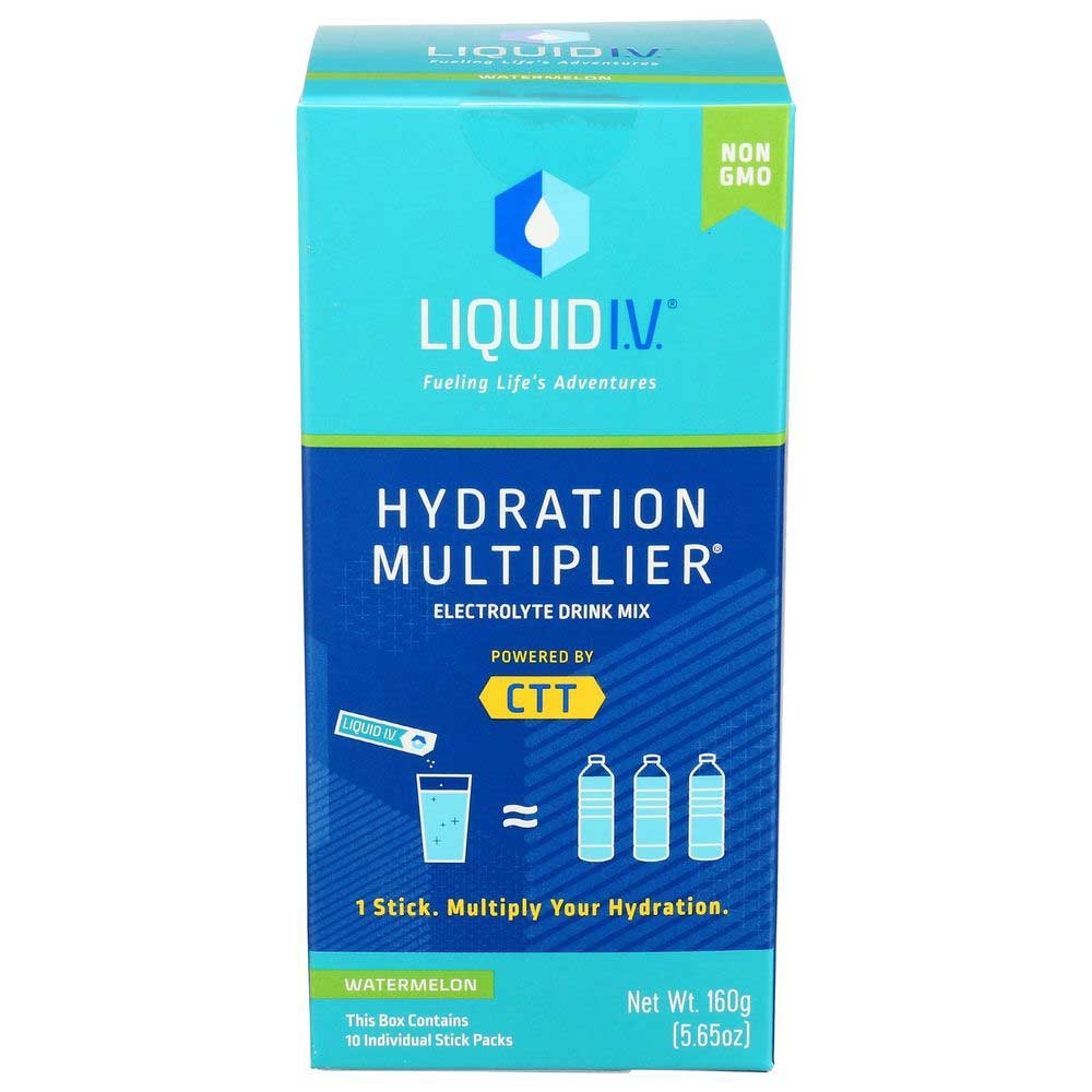 Liquid IV Hydration Multiplier Watermelon Electrolyte Drink Mix, 5.65 Ounce