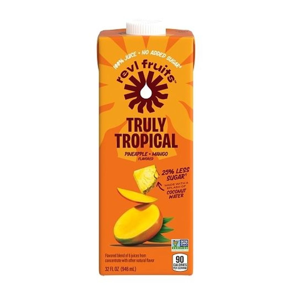 Revl Fruits Pineapple Mango Flavored Juice, 32 Fluid Ounce -- 6 per case