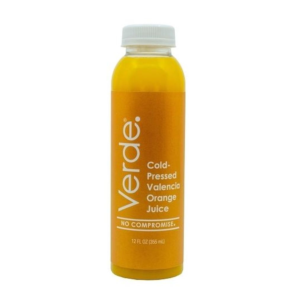 Verde 100 Percent Cold-Pressed Valencia Orange Juice, 72 Ounce -- 4 per case