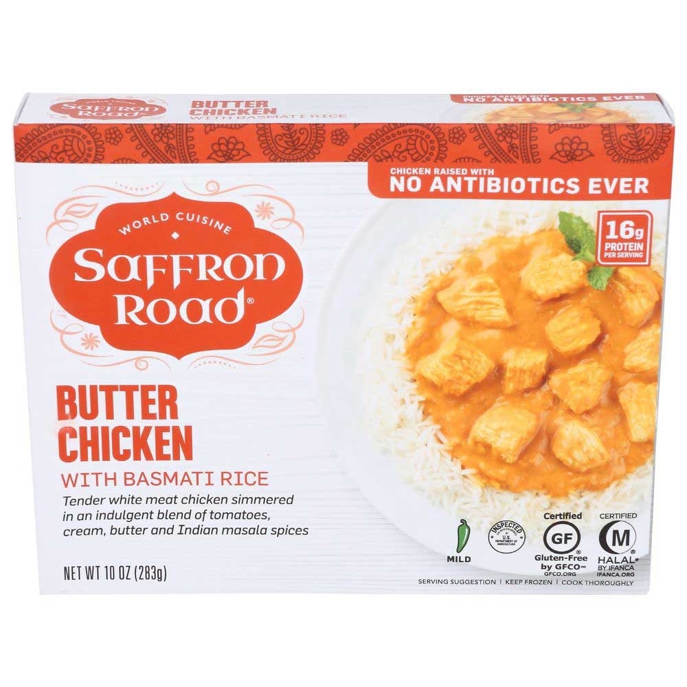 Saffron Road Butter Chicken with Basmati Rice, 10 Ounce -- 8 per case