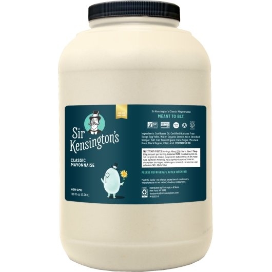 Sir Kensington's Single Mayonnaise, 128 Ounce