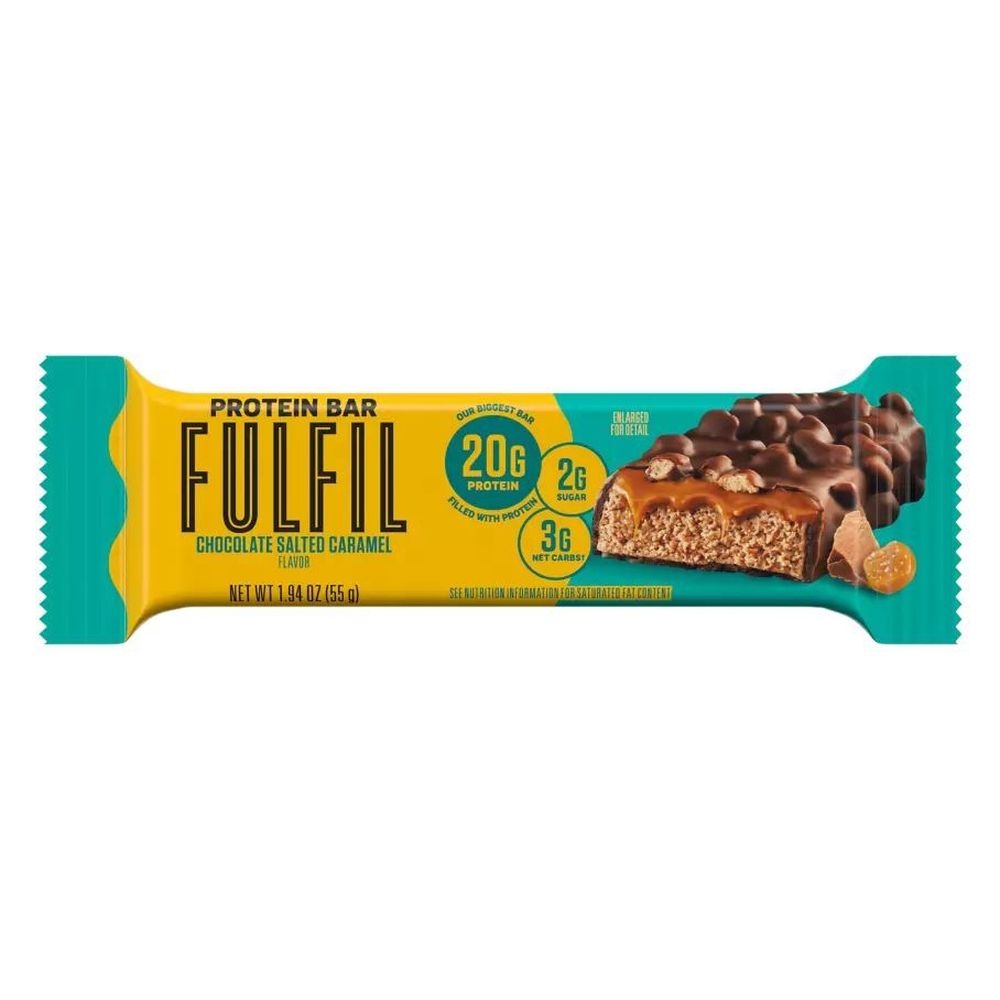 Fulfil Chocolate Salted Caramel Flavored Protein Standard Bar, 1.94 Ounce - 72 per case