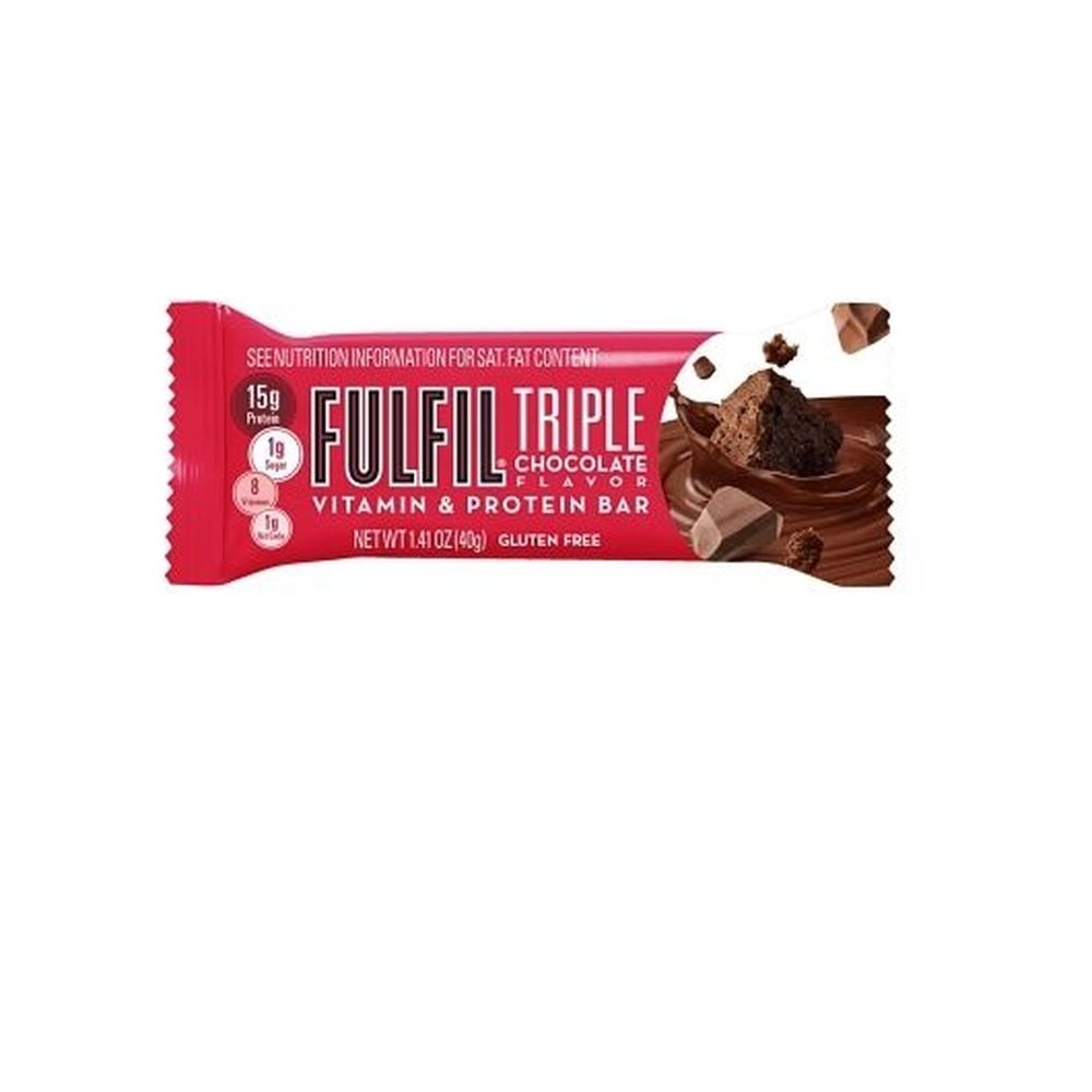 Fulfil Triple Chocolate Flavored Protein Bar, 1.41 Ounce -- 72 per case