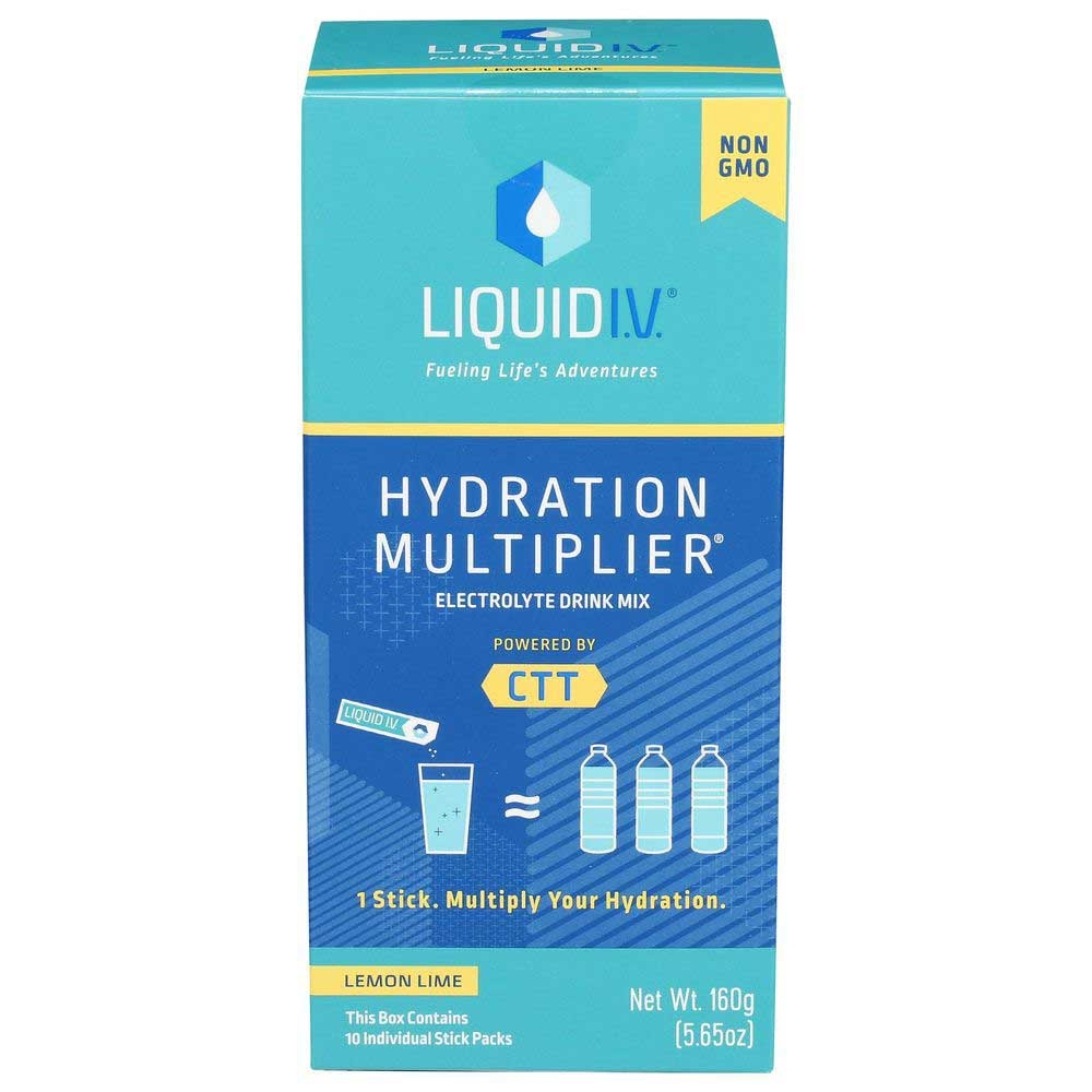 Liquid IV Hydration Multiplier Lemon Lime Electrolyte Drink Mix, 5.65 Ounce