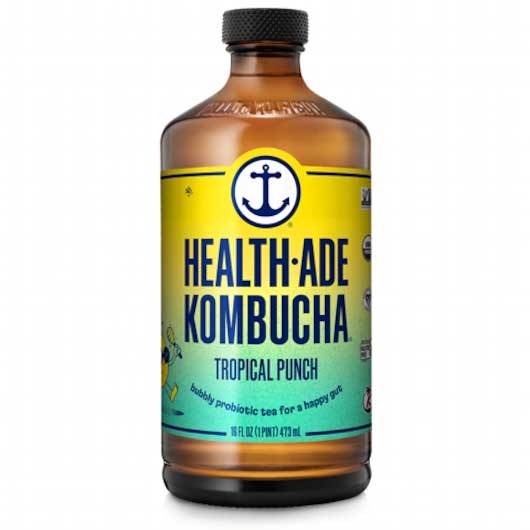 Health Ade Kombucha - Tropical Punch, 16 Ounce -- 12 per case
