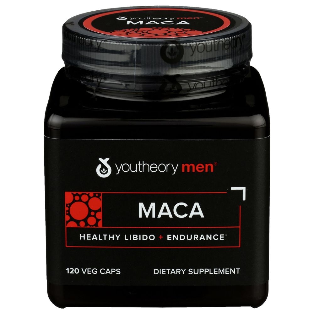 Youtheory Mens Maca Vegetarian Capsules, 120 count