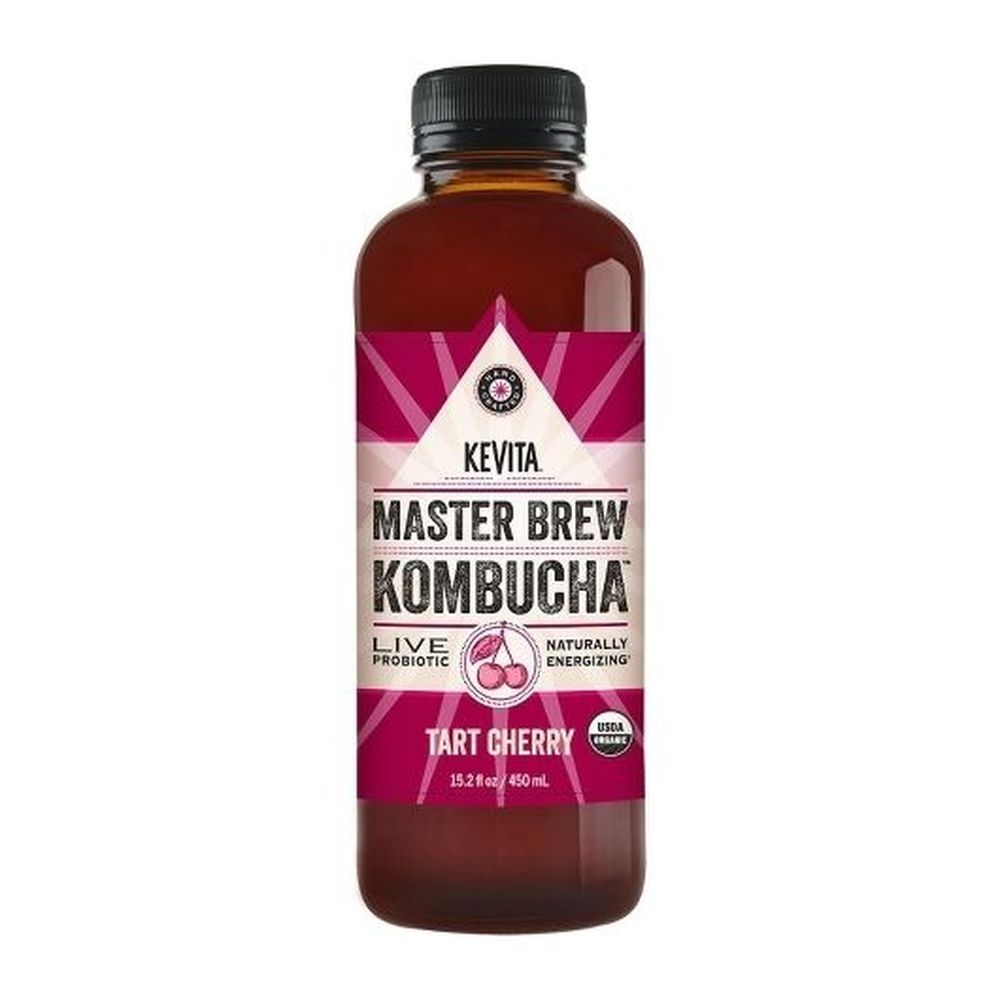 Kevita Live Probiotics Tart Cherry Master Brew Kombucha, 15.2 Fluid Ounce -- 6 per case