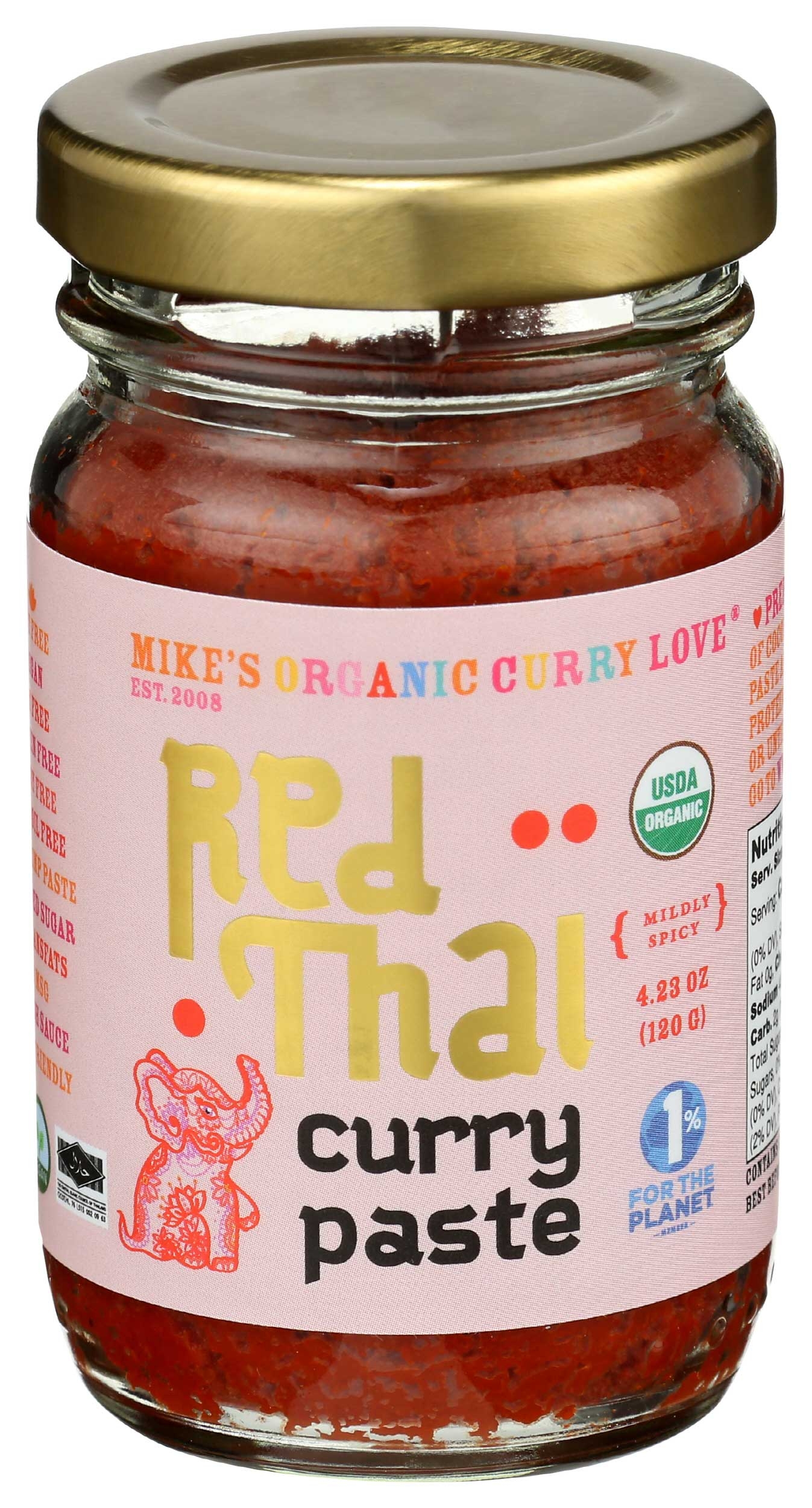 Mikes Organic Curry Love Red Thai Curry Paste, 4.23 Ounce -- 6 per case