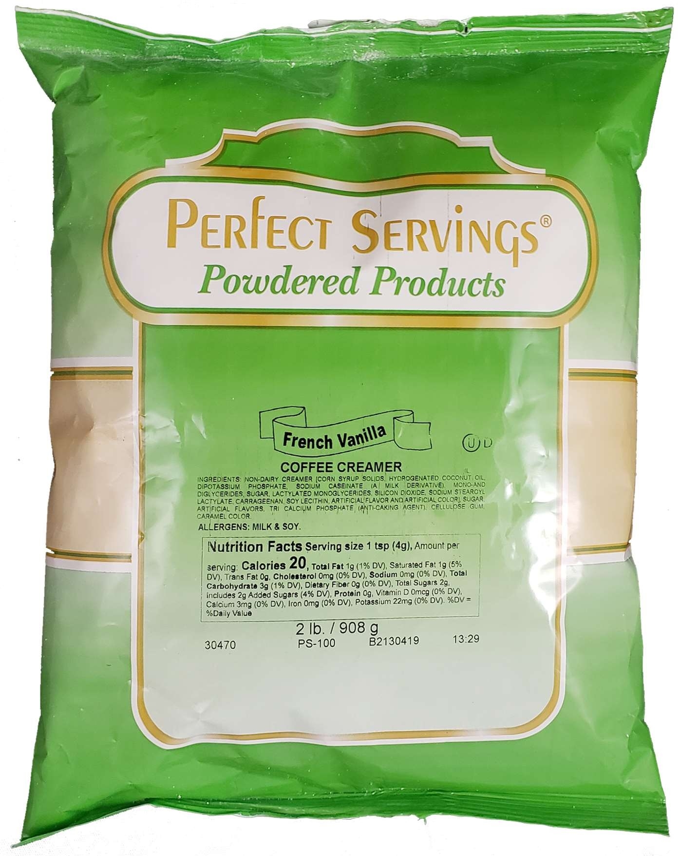 Beverage Solutions French Vanilla Powdered Creamer, 2 Pound -- 6 per case