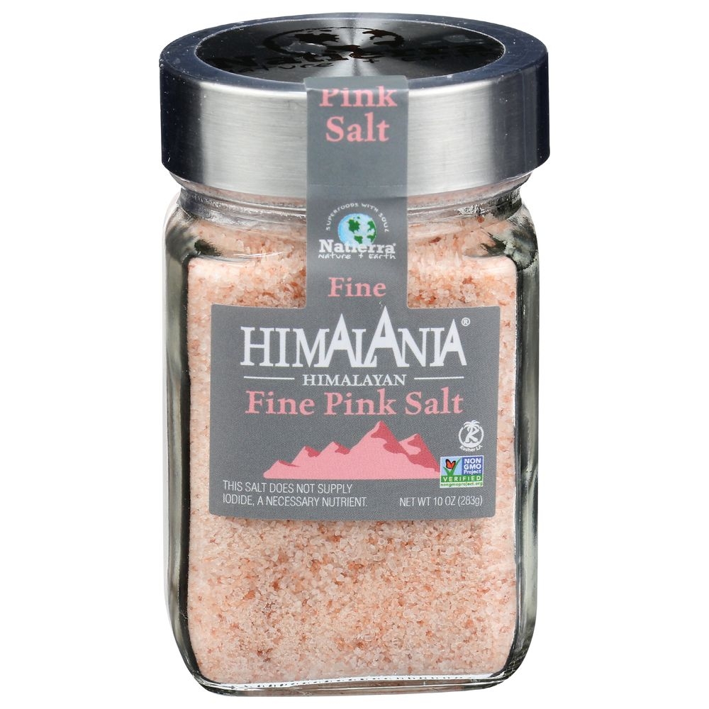 Himalania Fine Pink Salt, 10 Ounce Jar -- 6 per case.