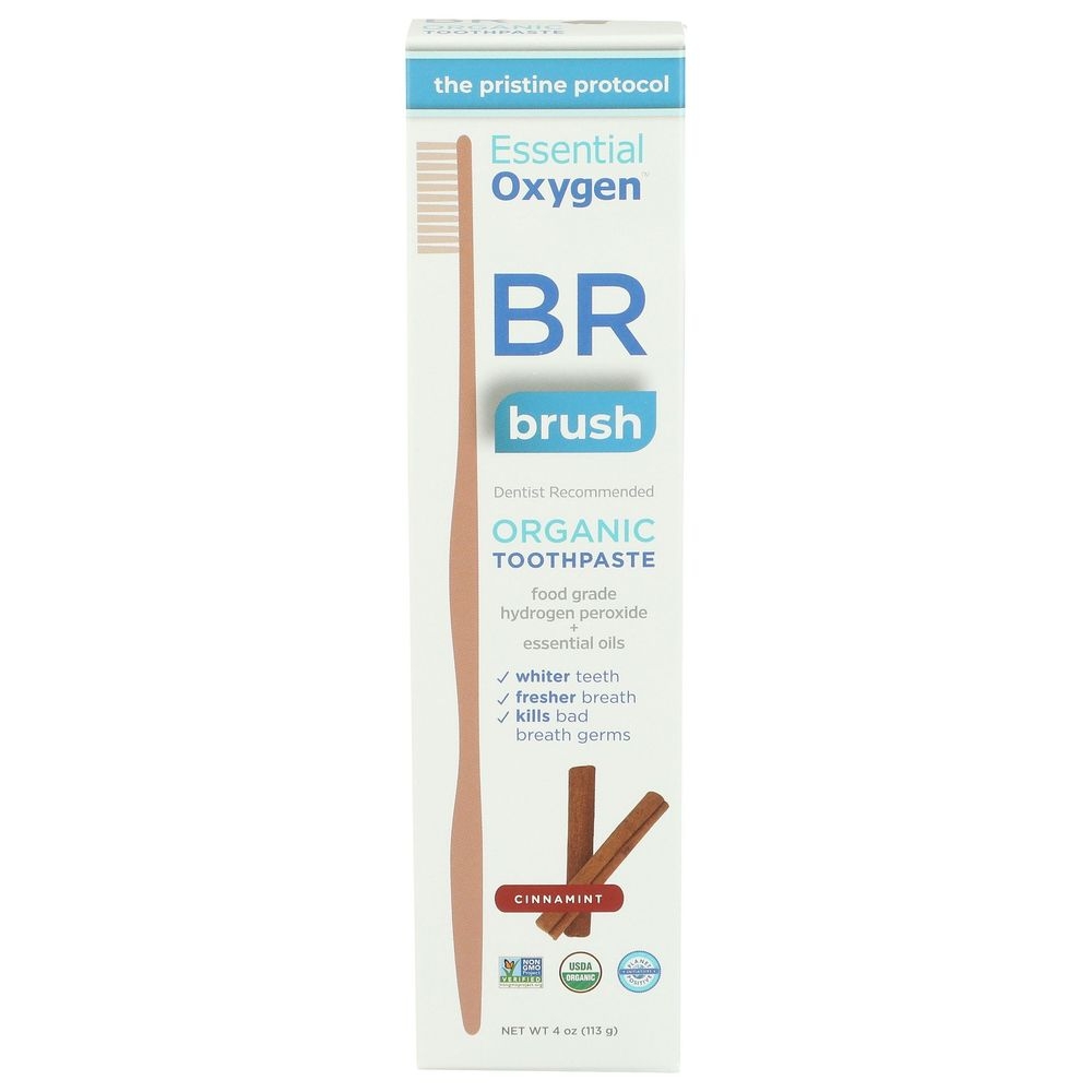 Essential Oxygen Organic Cinnamint Toothpaste, 4 Ounce