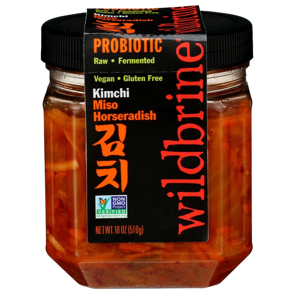 Wildbrine Miso Horseradish Kimchi, 18 Ounce -- 6 per case.