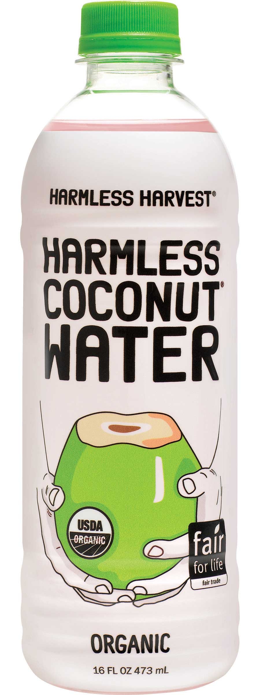 Harmless Harvest Organic Coconut Water, 16 Ounce -- 12 per case.