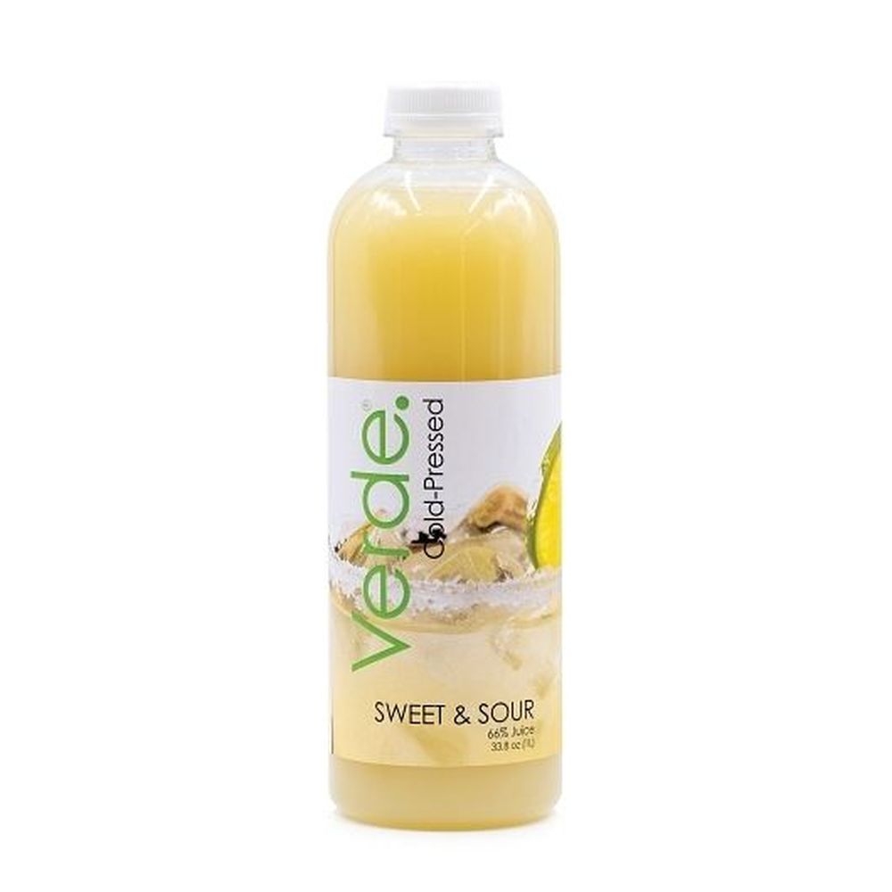 Verde 66 Percent Cold-Pressed Sweet and Sour Mix Juice, 33.8 Ounce -- 6 per case