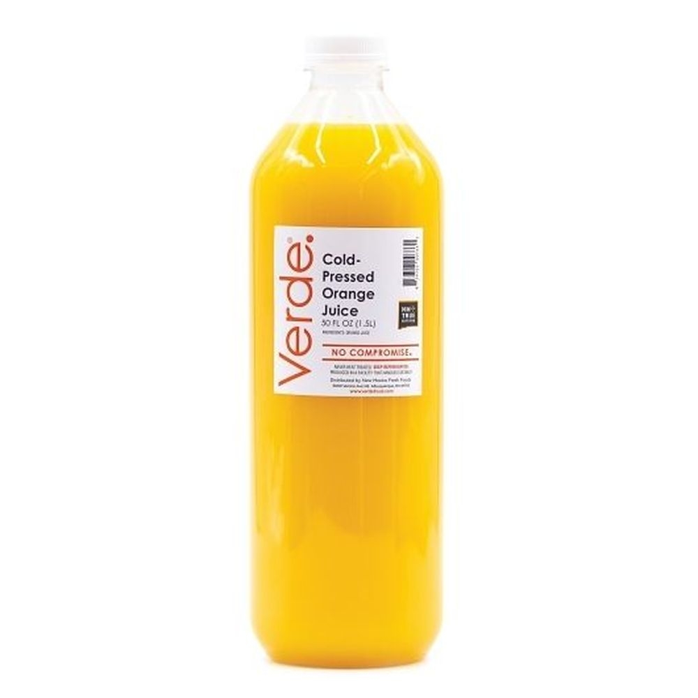 Verde 100 Percent Cold Pressed Orange Juice, 50.7 Ounce -- 12 per case
