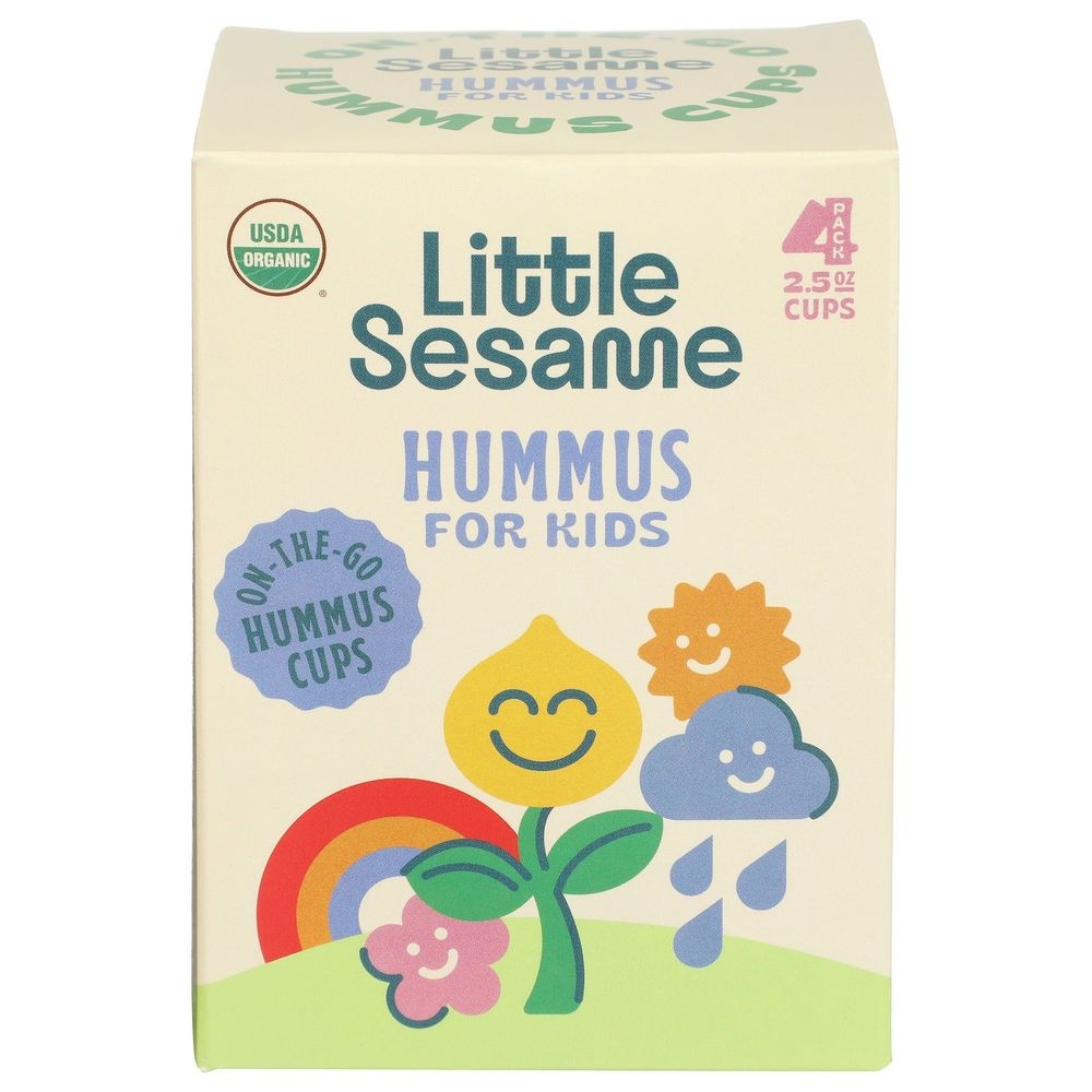 Little Sesame Organic Kids Hummus, 10 Ounce -- 9 per case