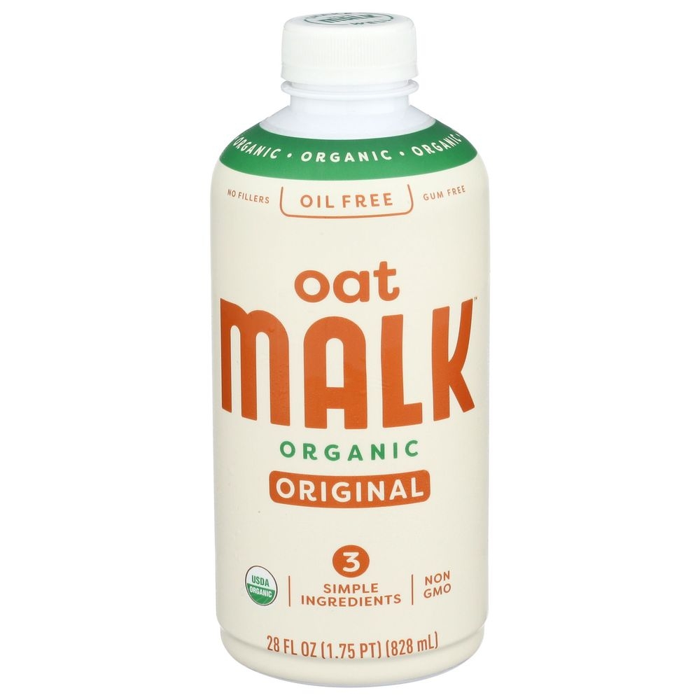 Malk Organic Original Oat Milk, 28 Fluid Ounce -- 6 per case