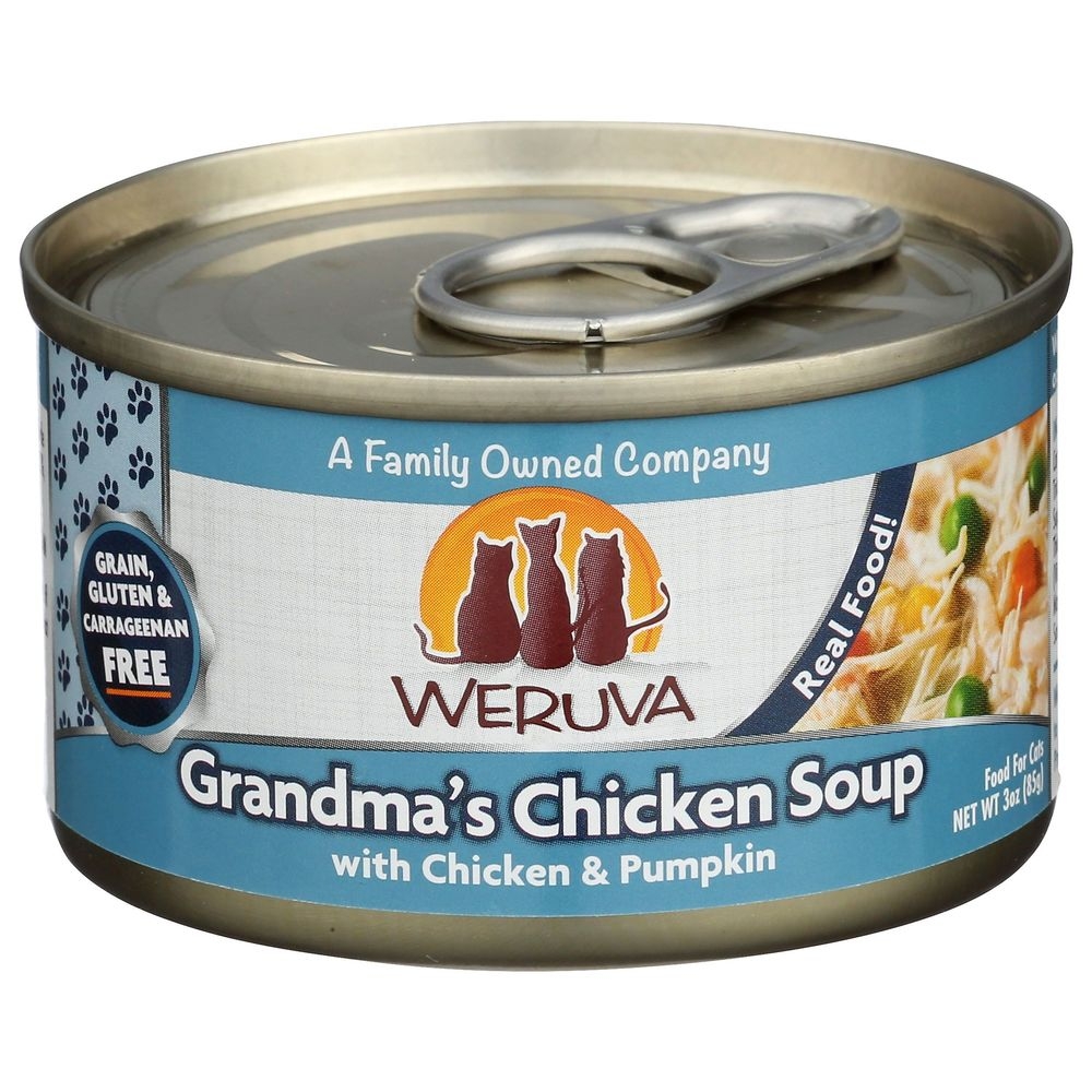 Weruva Grandmas Chicken Soup with Chicken and Pumpkin Cat Food, 3 Ounce -- 24 per case