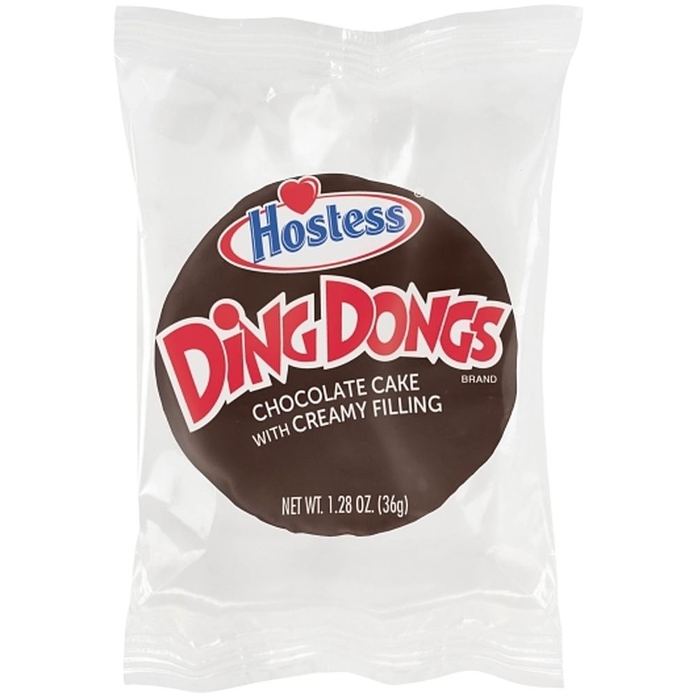 Hostess Ding Dong Chocolate Cake, 1.28 Ounce -- 96 per case