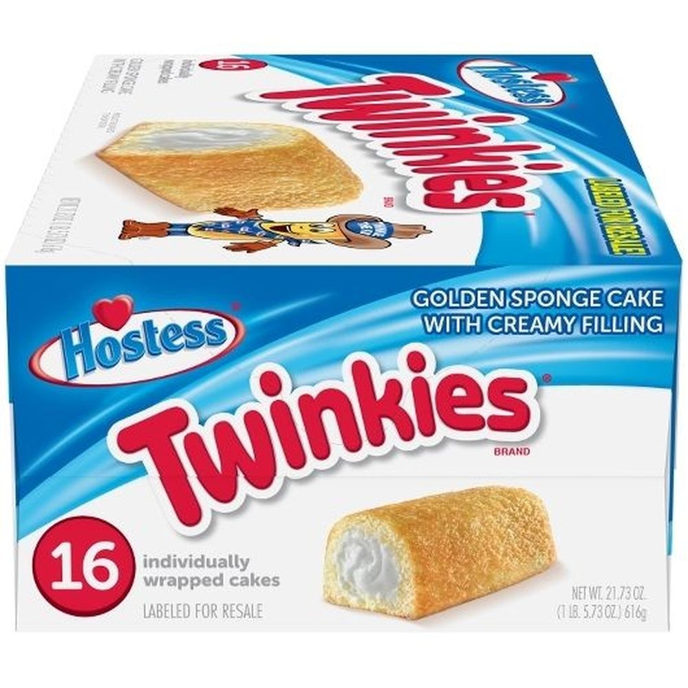 Hostess Twinkie Golden Sponge Cake with Creamy Filling, 1.35 Ounce -- 96 per case