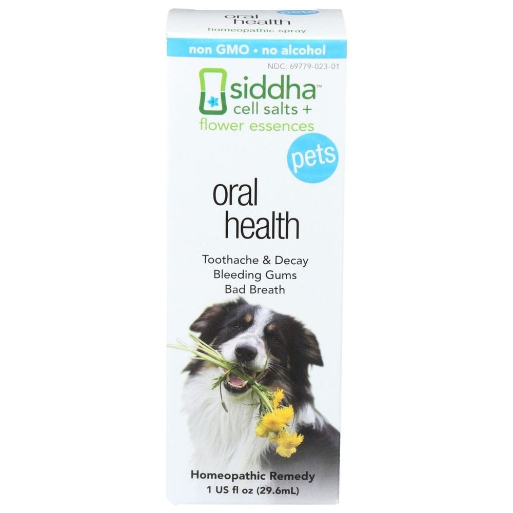 Siddha Flower Essences Oral Health for Pets, 1 Fluid Ounce