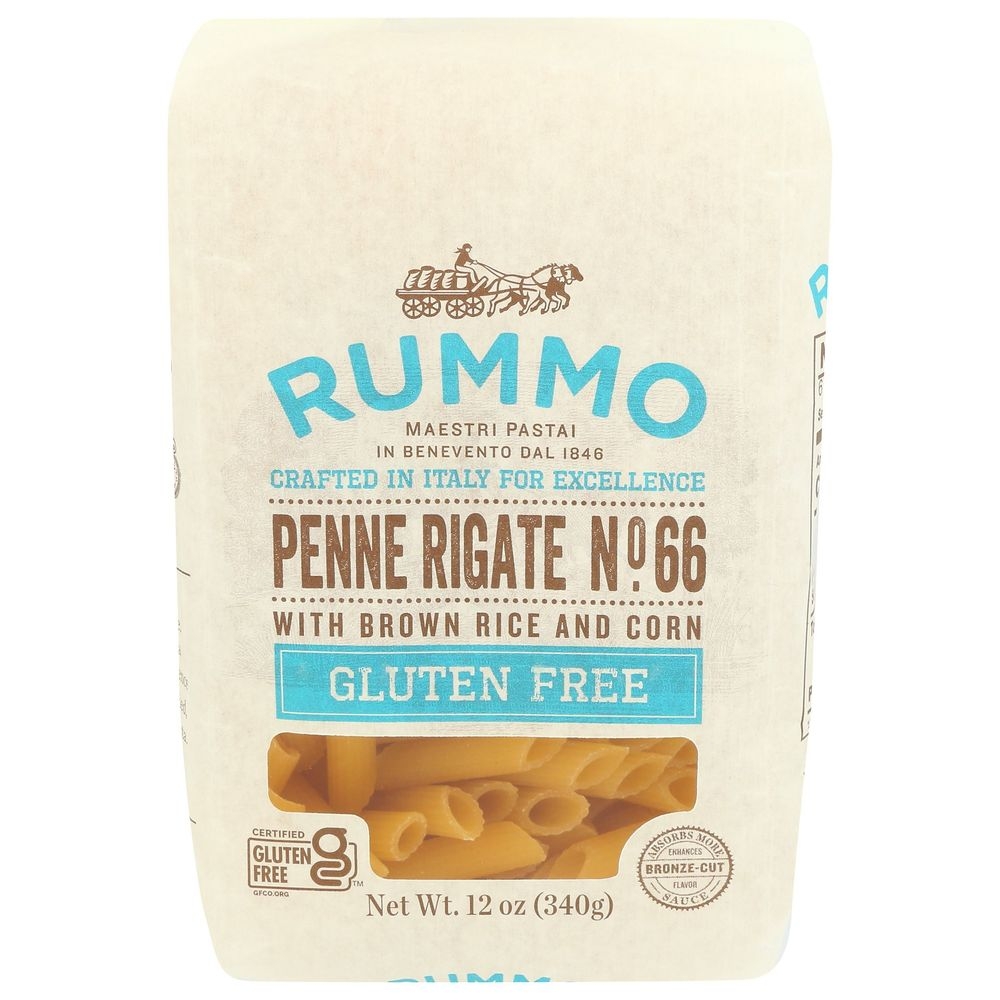 Rummo Gluten Free Penne Rigate Pasta, 12 Ounce -- 12 per case