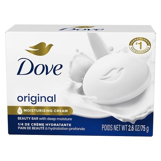 Johnson Diversey Dove White Travel Size Bar Soap, 2.6 Ounce -- 36 per case.