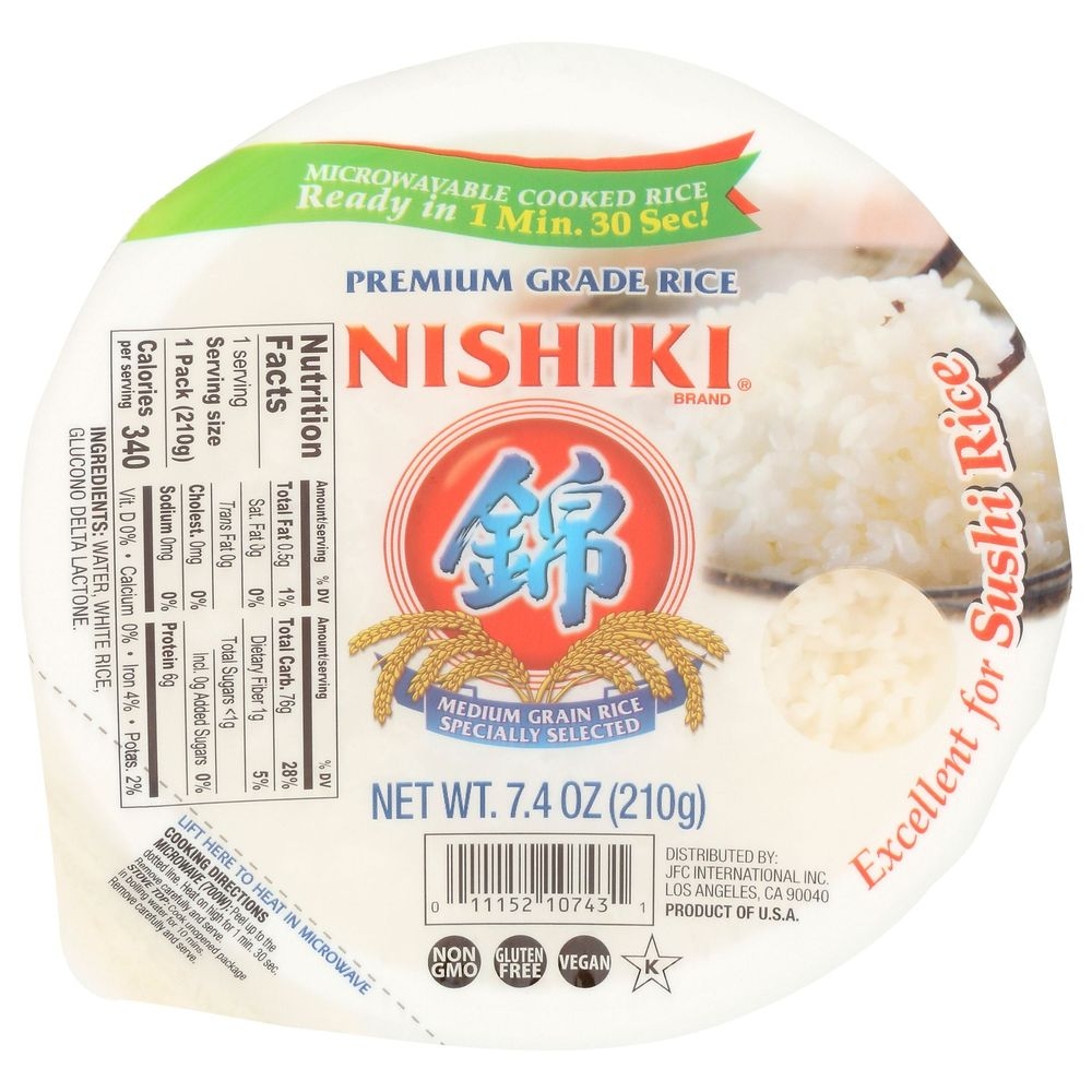 Nishiki Cooked Rice, 7.4 Ounce -- 6 per case