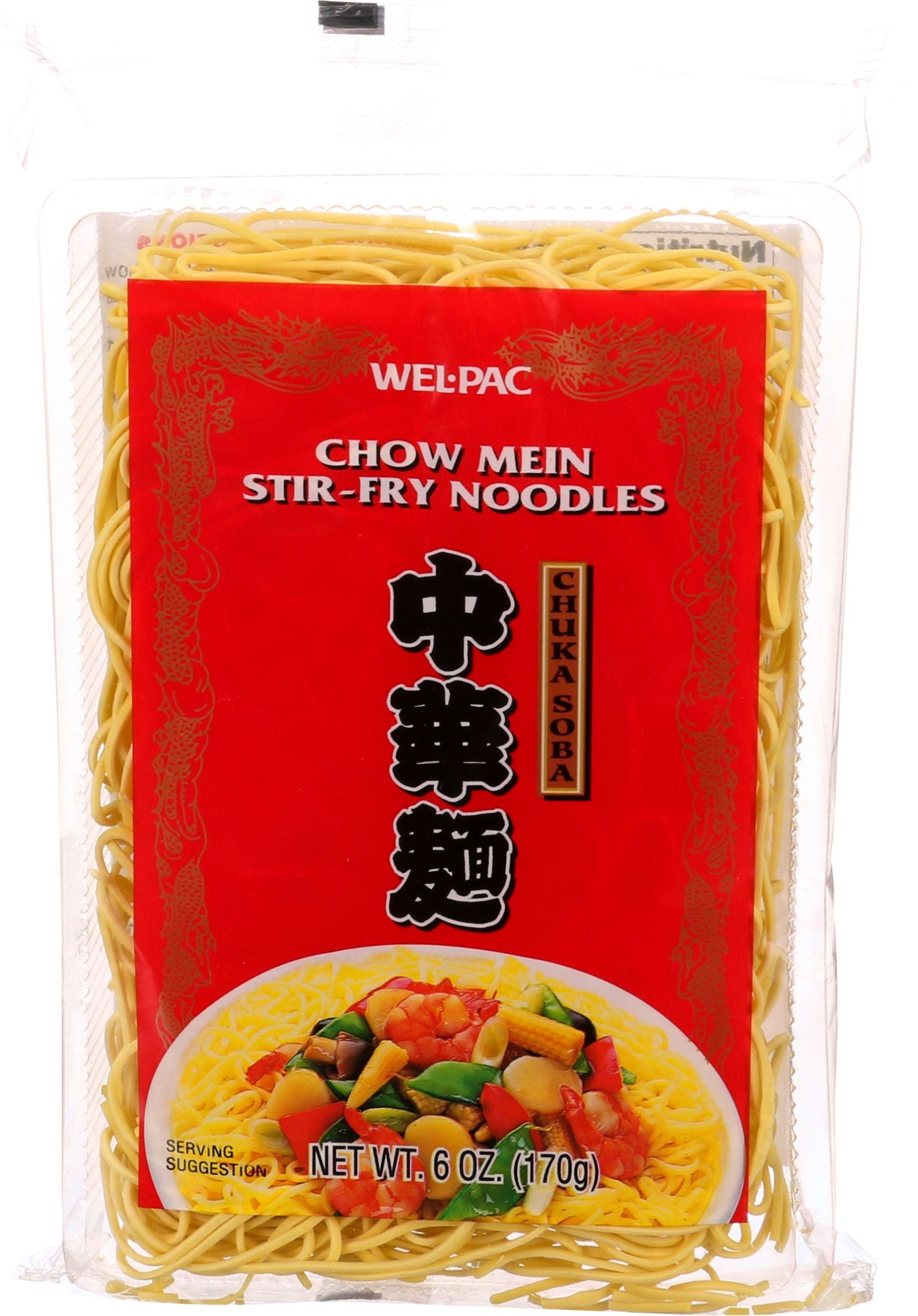 Wel Pac Chow Mein Stir Fry Noodles, 6 Ounce -- 12 per case