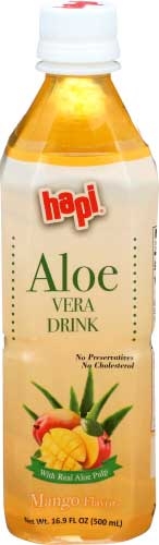 Hapi Aloe Vera Mango Drink, 16.9 Fluid Ounce -- 20 per case