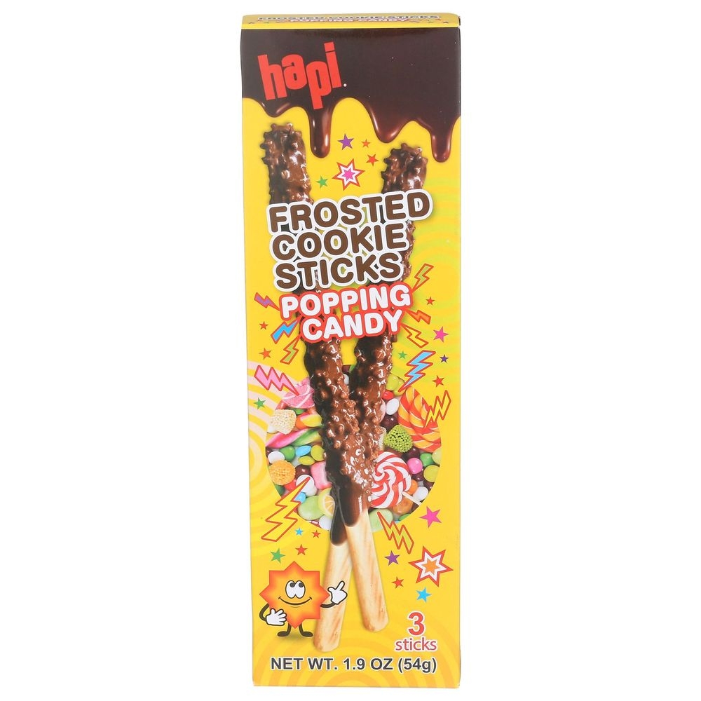 Hapi Frosted Cookie Sticks Popping Candy, 1.9 Ounce -- 8 per case