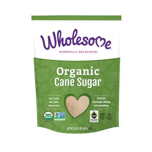 Wholesome Sweeteners Fair Trade Organic Sugar, 2 Pound -- 12 per case