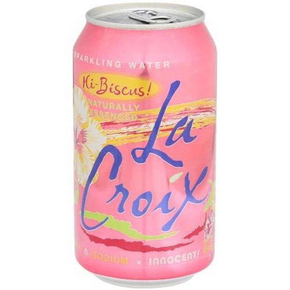 LaCroix Hibiscus Sparkling Water, 12 Fluid Ounce - 12 count per pack -- 2 packs per case