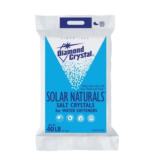 Diamond Crystal Solar Naturals Salt Crystal, 40 Pound