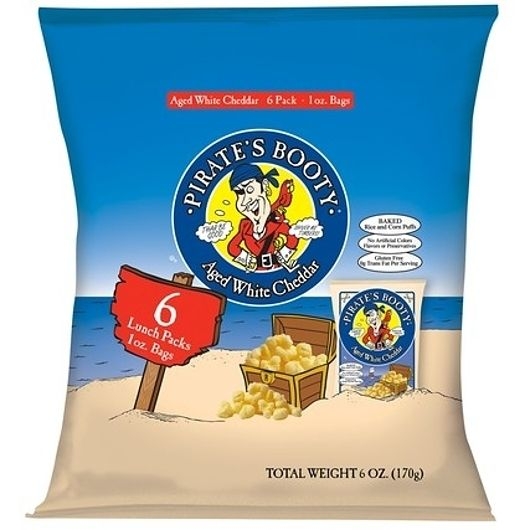 Pirates Booty Aged White Cheddar Cheese Puffs, 6 Ounce -- 2 per case.
