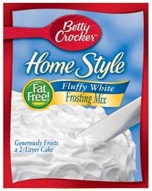Betty Crocker Homestyle Fluffy White Frosting Mix, 7.2 Ounce -- 12 per case