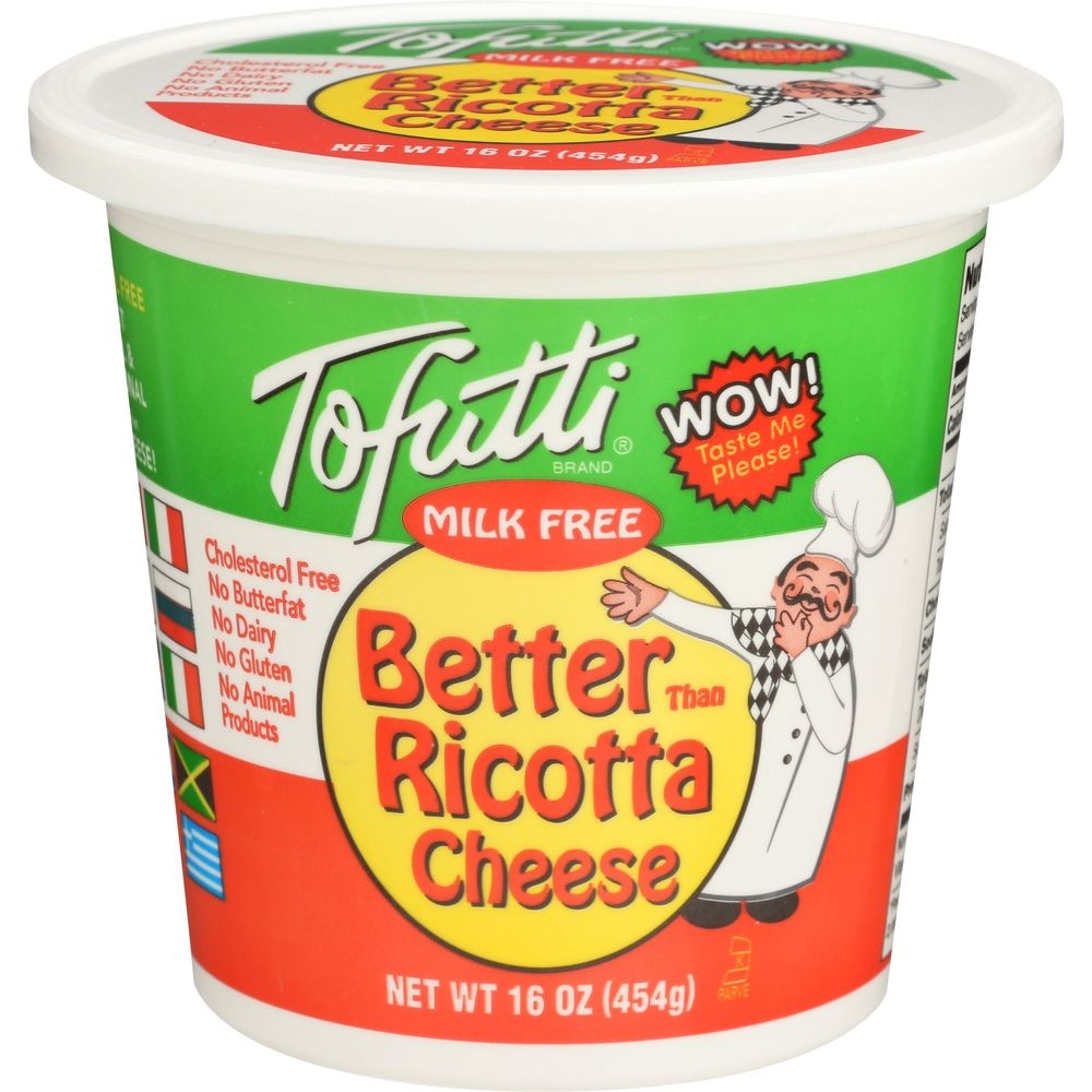 Tofutti Dairy Free Better Than Ricotta Cheese, 16 Ounce -- 12 per case