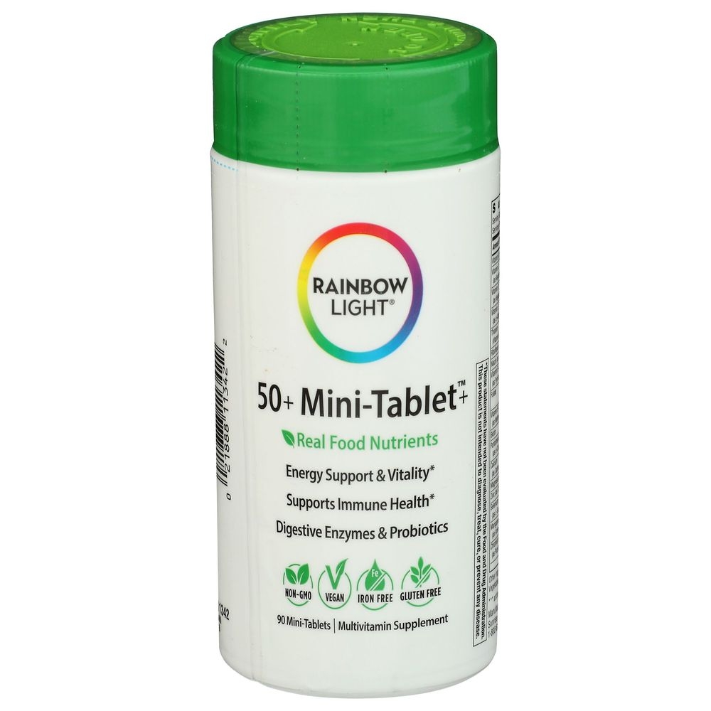 Rainbow Light 50Plus Mini Tablet, 90 count