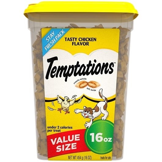 Whiskas Temptations Tasty Chicken Flavour Treats for Cats, 16 Ounce -- 4 per case.