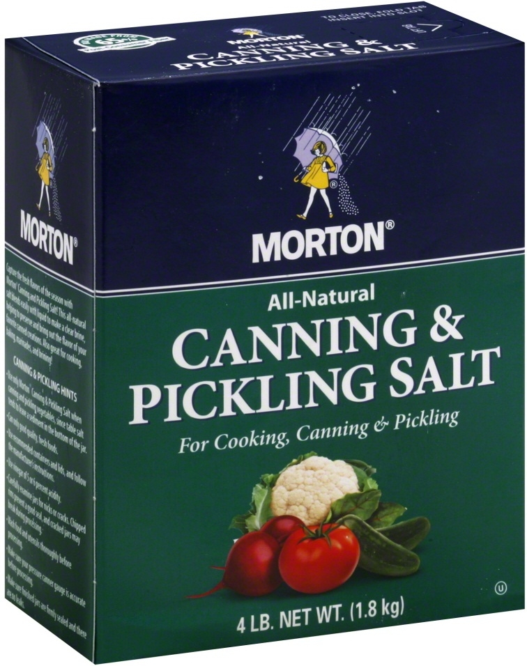 Morton Canning and Pickling Salt, 4 Pound -- 9 per case