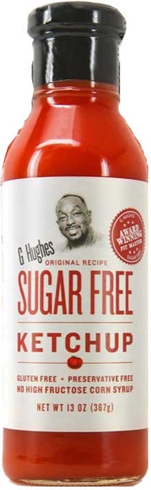 G Hughes Smokehouse Sugar Free Ketchup, 13 Ounce -- 6 per case