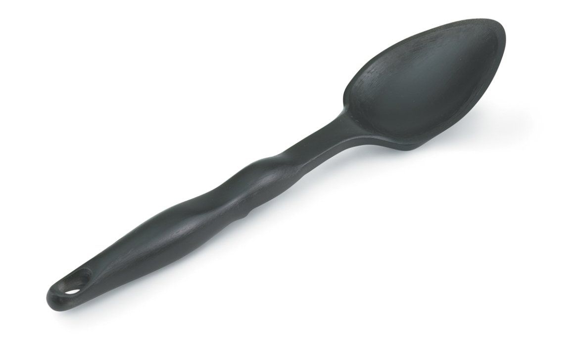 Vollrath Black Solid High Heat Nylon Spoon -- 12 per case