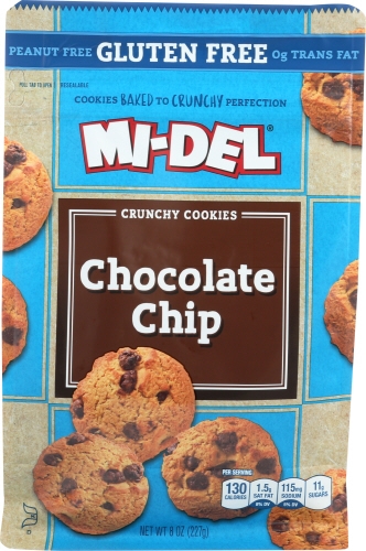 Mi Del Mini Crunchy Chocolate Chip Cookie, 8 Ounce -- 8 per case