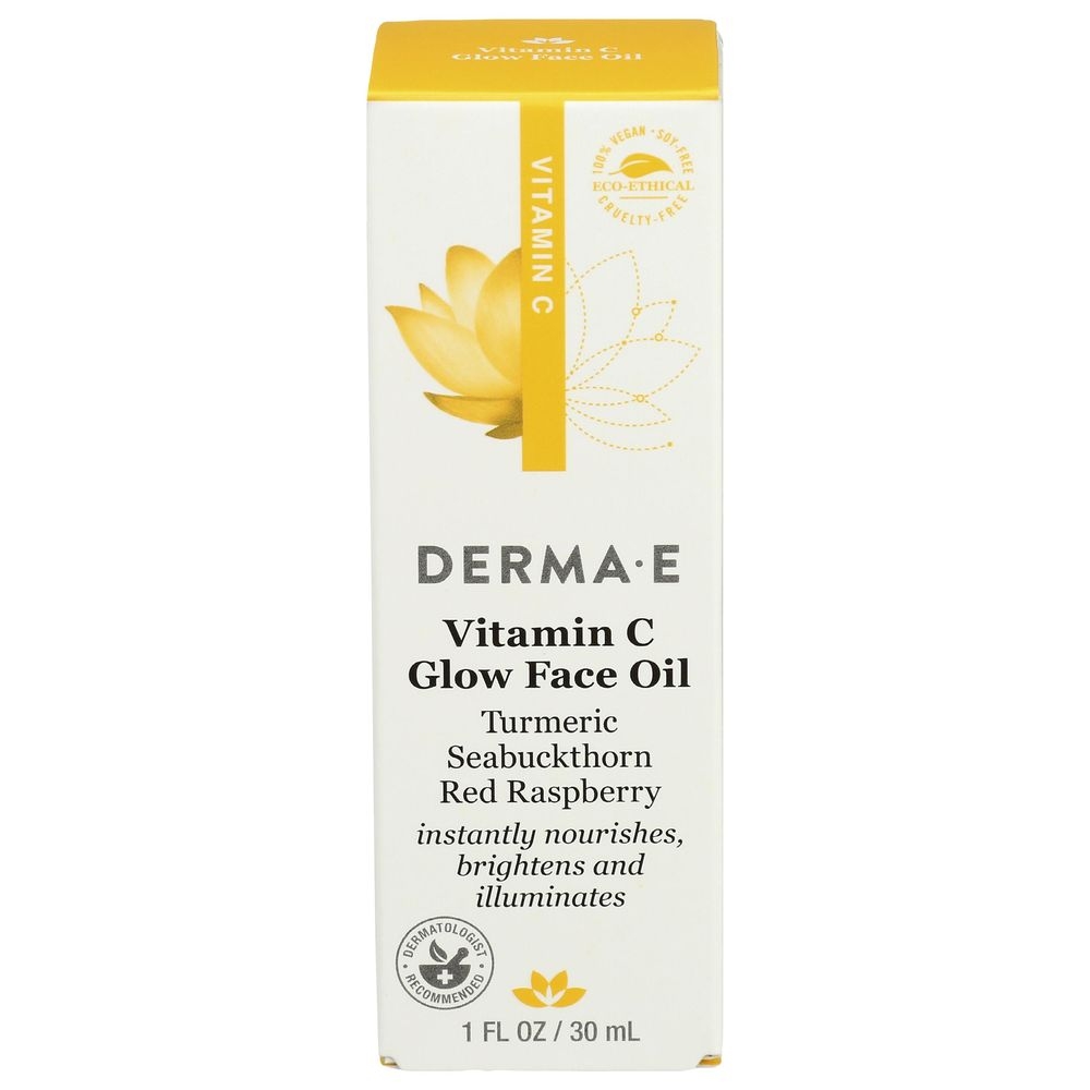 Derma E Vitamin C Glow Face Oil, 1 Fluid Ounce