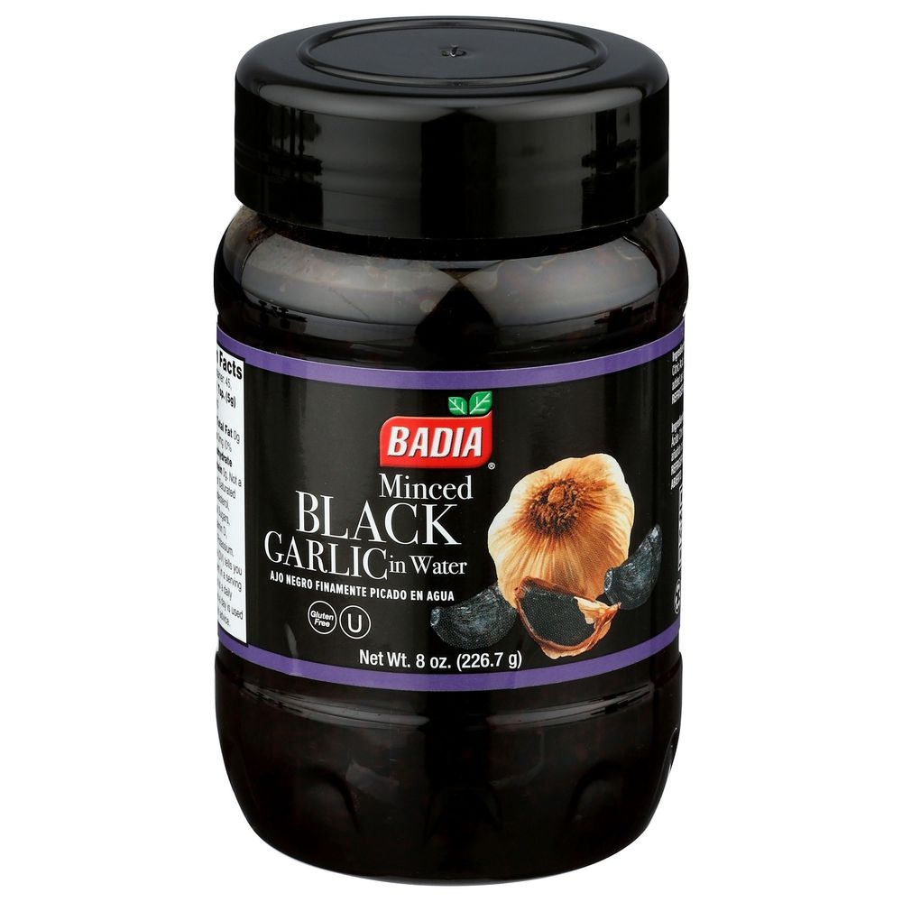 Badia Minced Black Garlic in Water, 8 Ounce -- 6 per case