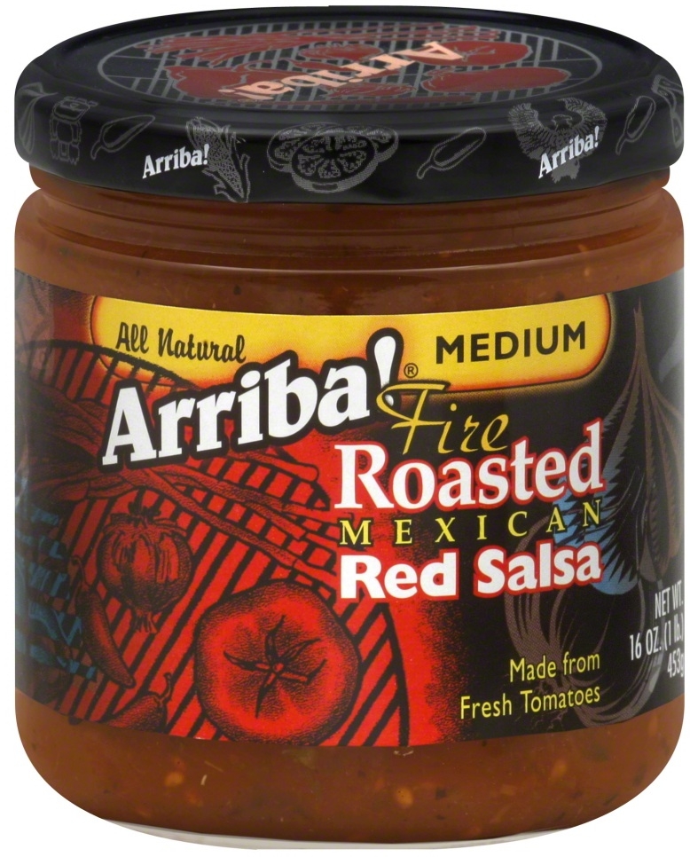 Arriba Medium Red Salsa, 16 Ounce -- 6 per case