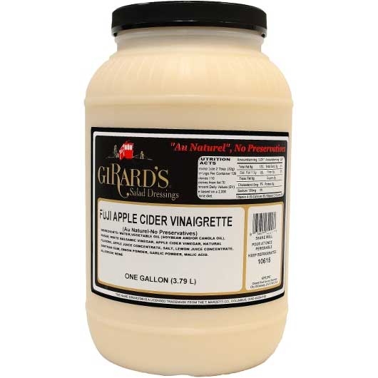 Girards Fuji Apple Cider Vinaigrette Dressing, 1 Gallon