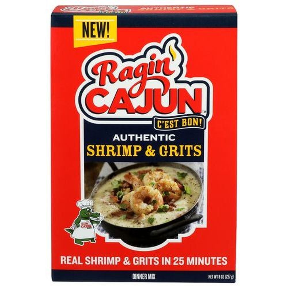 Ragin Cajun Authentic Shrimp and Grits Dinner Mix, 8 Ounce -- 6 per case