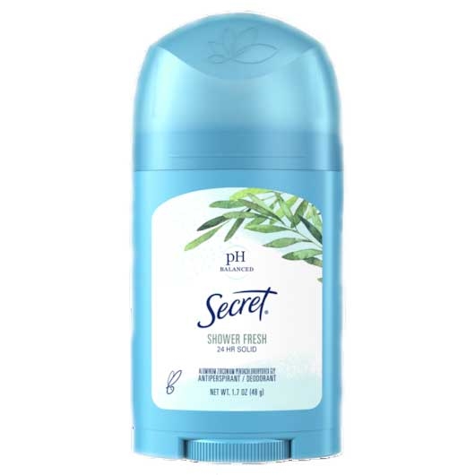 Secret Wide Shower Fresh Solid Antiperspirant and Deodorant, 1.7 Ounce -- 12 per case